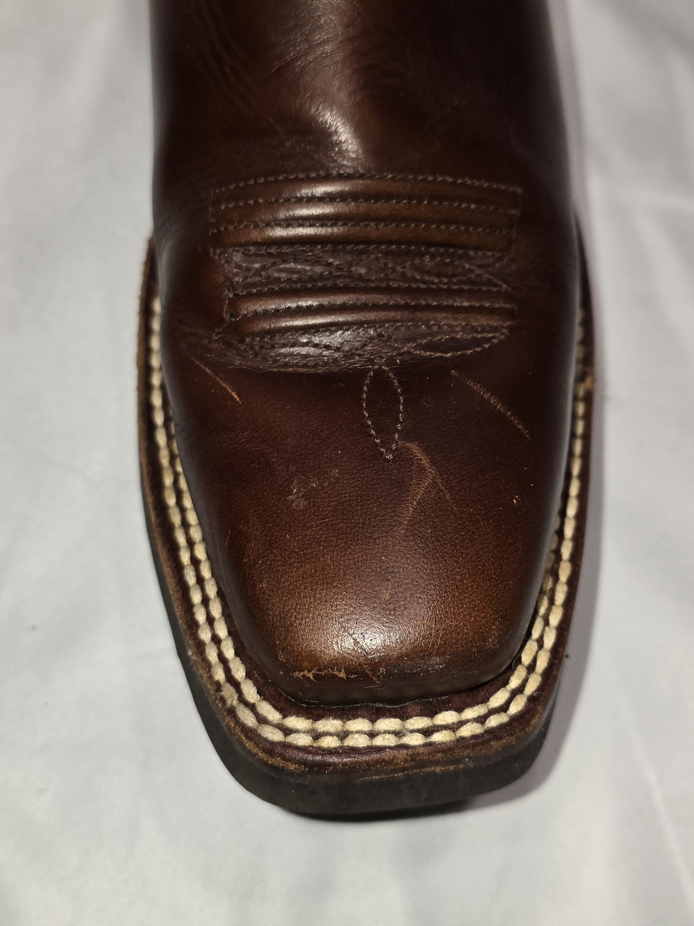 Ariat Delilah Western Leather Square Toe Cowgirl Boot - Picture 5 of 15